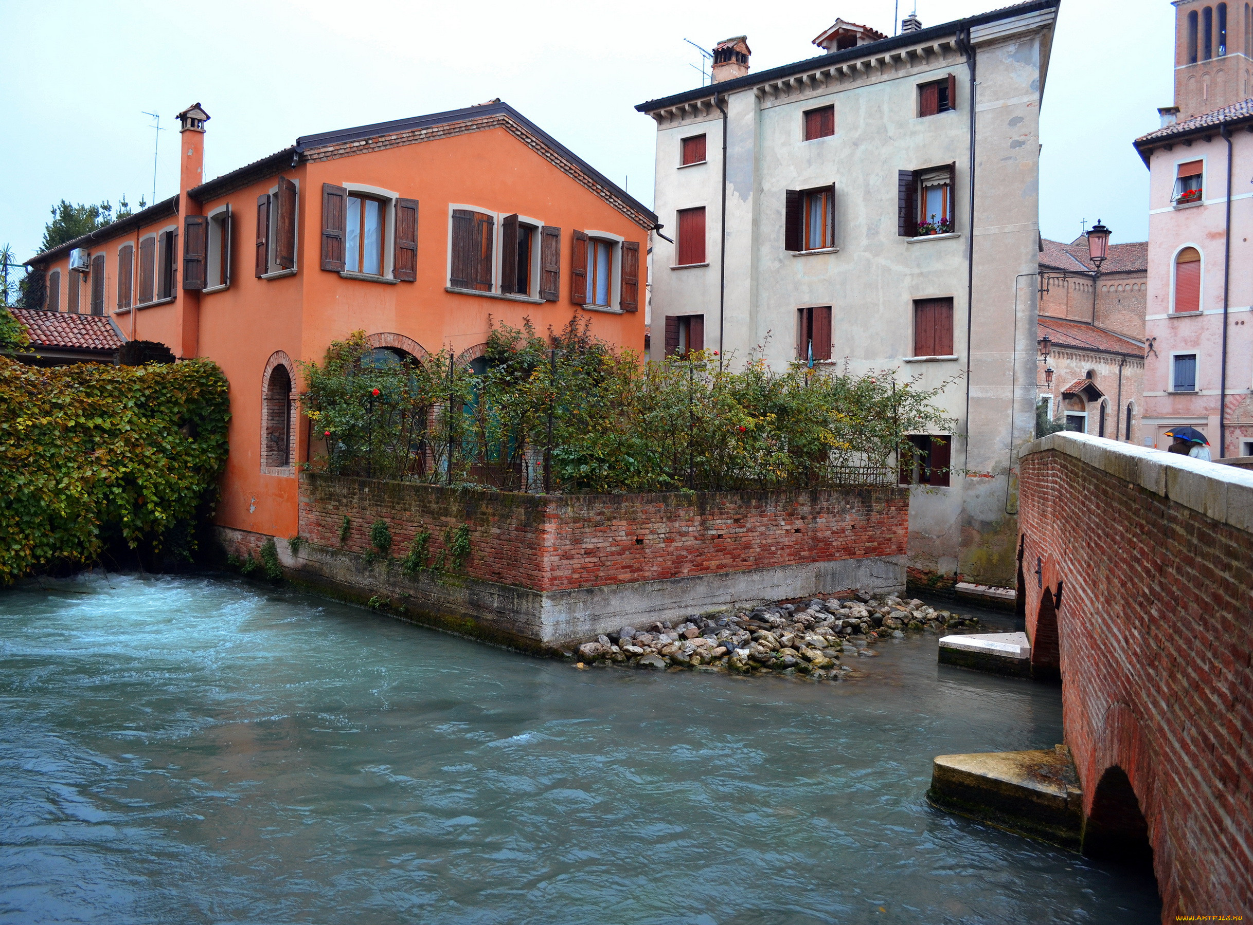 Обои Treviso, Veneto, Италия Города - Улицы, площади, набережные, обои для  рабочего стола, фотографии treviso, veneto, италия, города, улицы, площади,  набережные, канал, дома Обои для рабочего стола, скачать обои картинки  заставки на